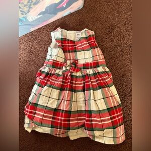 Carter's Festive Plaid Dress with Bow